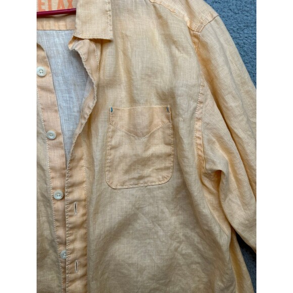 Tommy Bahama Relax 100% Linen long sleeve button down Shirt Sz xl - Picture 2 of 6